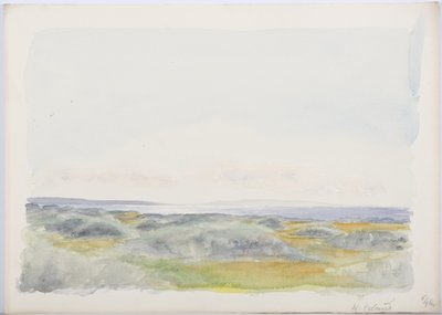 c.1916 (kağıt üzerinde kalem ve tuvalet) by Daniel Oliver