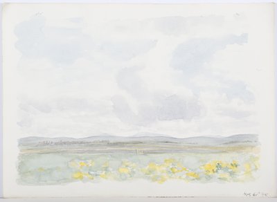 c.1916 (kağıt üzerinde kalem ve tuvalet) by Daniel Oliver