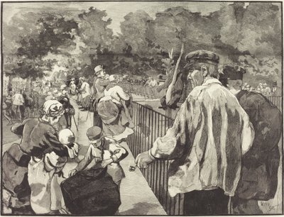 Jardin des Plantes, 1889. by Daniel Urrabieta Vierge