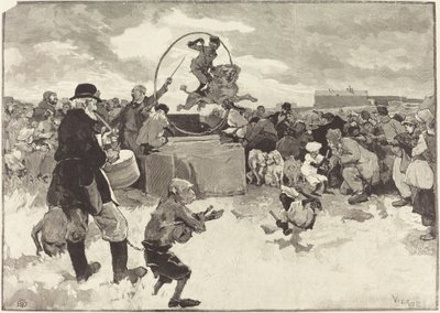 Öğrenilmiş Köpekler, 1883. by Daniel Urrabieta Vierge