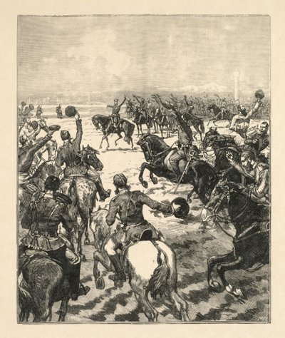 Napolyon Savaş Sahnesi. by Daniel Urrabieta Vierge