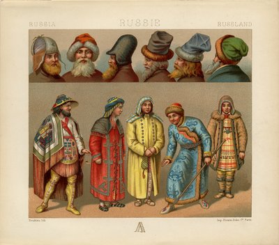 Rus Elbisesi, 1880 by Daniel Urrabieta Vierge