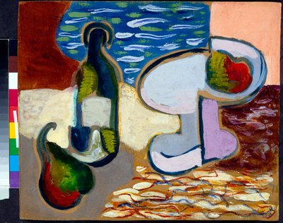 "Armutla Natürmort" (Armutla Natürmort) Tablo Vladimir Baranov-Rossine (Baranov Rossine) (1888-1942) 1927 dolaylarında Dim 28x35 cm Özel koleksiyon by Daniel Vladimir Baranoff Rossine