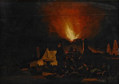 Gece Ateşi, 1660 by Daniel Vosmaer