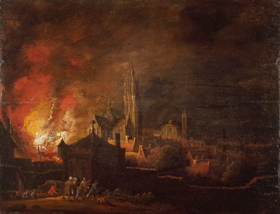 Antwerp Yangını by Daniel van Heil