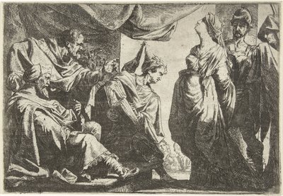 Susanna yargıçların huzurunda by Daniel van den Dyck