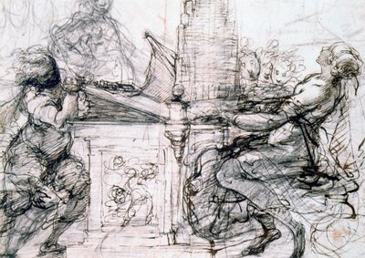 Aziz Cecile veya Cecilia, c1598-1630 by Daniele Crespi