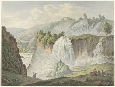 Tivoli şelalelerinin görünümü by Daniël Dupré