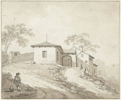 Bologna yakınlarındaki kilise veya manastır by Daniël Dupré