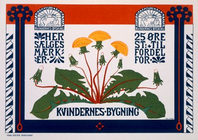 Kadınlar Binasının reklam afişi, 19. yüzyıl sonu - 20. yüzyıl başı by Danish School