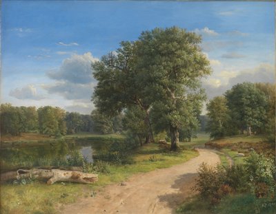 Hammermøllen, Kuzey Zelanda yakınlarındaki manzara by Dankvart Dreyer