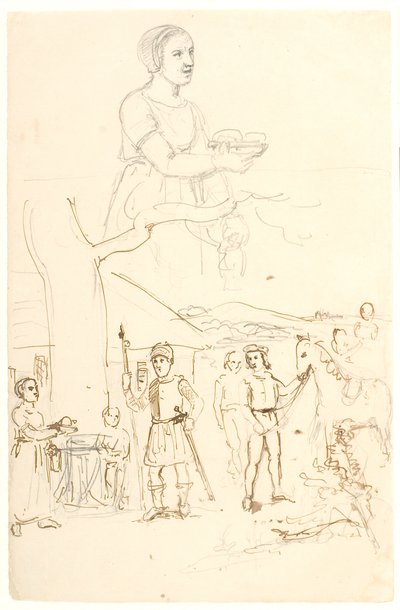 Niels Ebbesen zavallı karısının hayatını aldı by Dankvart Dreyer