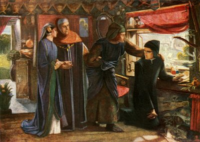 Dante Meleği Çiziyor, 1853, c1912 by Dante Gabriel Charles Rossetti