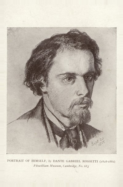 Dante Gabriel Rossetti, İngiliz ressam, illüstratör ve şair by Dante Gabriel Charles Rossetti