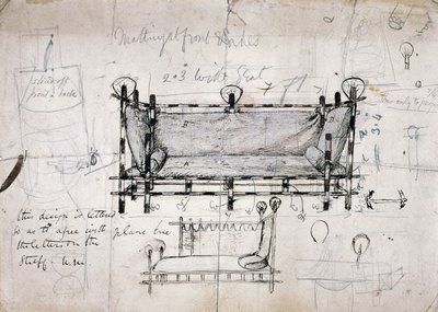 Kanepe için tasarım by Dante Gabriel Charles Rossetti