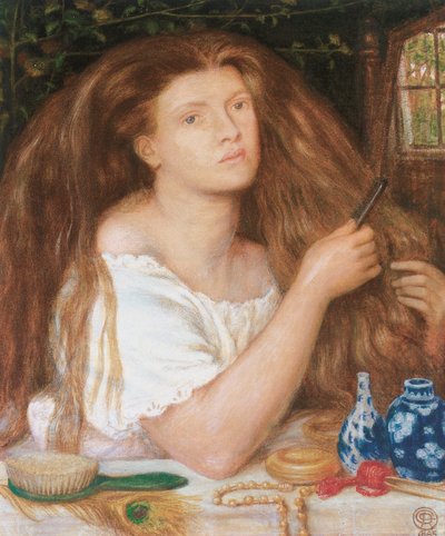Altın Bukleler, 1865 by Dante Gabriel Charles Rossetti