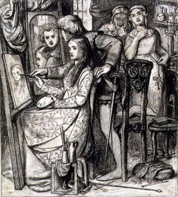 Aşkın Aynası veya Aşkın Mesel, 1850 - 1852 by Dante Gabriel Charles Rossetti
