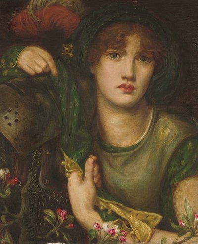 Leydim Greensleeves, 1863 by Dante Gabriel Charles Rossetti