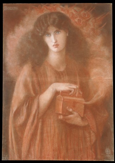Pandora, 1869 by Dante Gabriel Charles Rossetti