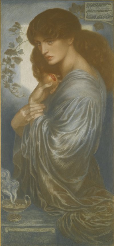 proserpin by Dante Gabriel Charles Rossetti