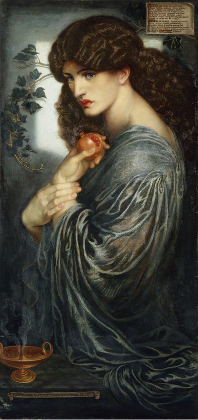 Proserpin, 1882 by Dante Gabriel Charles Rossetti