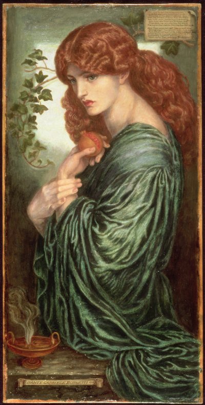 Proserpin, 1882 by Dante Gabriel Charles Rossetti