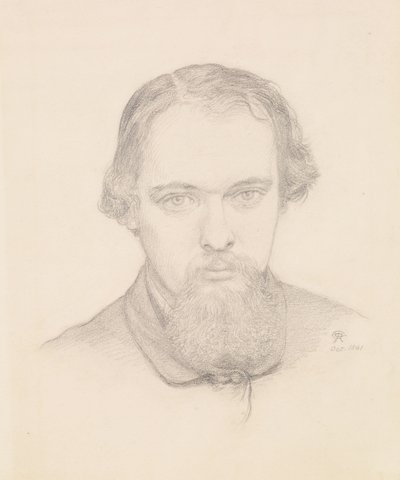 Otoportre by Dante Gabriel Charles Rossetti