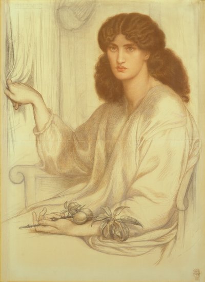 sessizlik, 1870 by Dante Gabriel Charles Rossetti