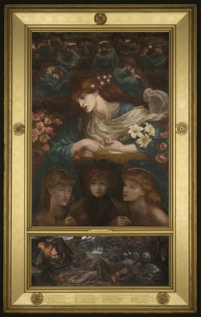 Kutsanmış Damozel, 1875-78 by Dante Gabriel Charles Rossetti