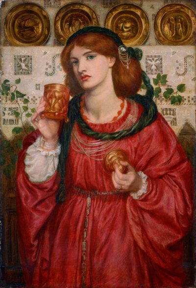 Sevgi Kupası, 1867 by Dante Gabriel Charles Rossetti