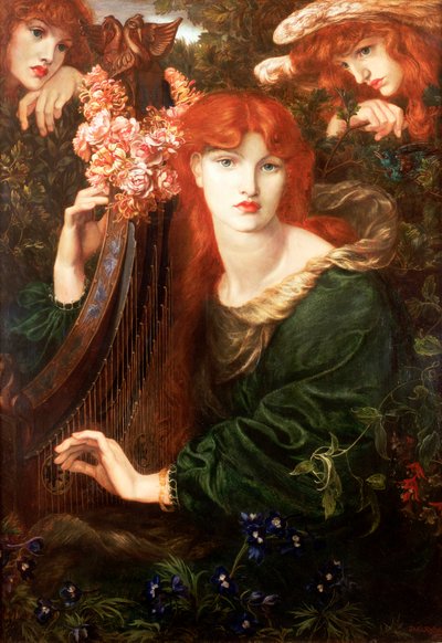 "La Ghirlandata", 1873 by Dante Gabriel Rossetti