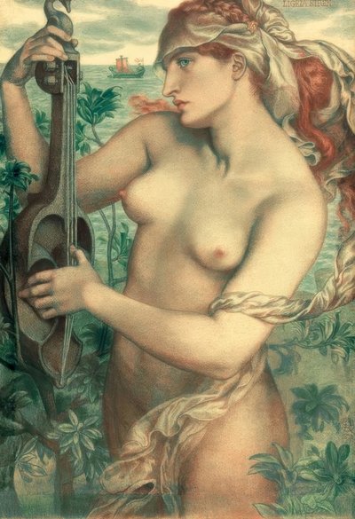 Ligeia Siren by Dante Gabriel Charles Rossetti