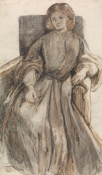 Bayan Elizabeth Siddal by Dante Gabriel Rossetti