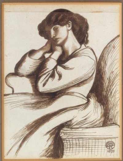 Bayan William Morris by Dante Gabriel Charles Rossetti