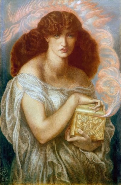 pandora by Dante Gabriel Charles Rossetti