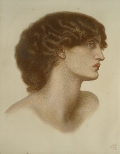 Karanlık İnci, 1871 by Dante Gabriel Rossetti