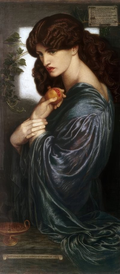 proserpina by Dante Gabriel Charles Rossetti