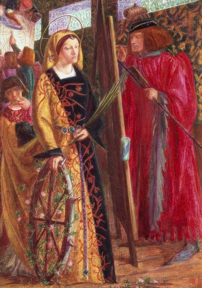 Aziz Catherine by Dante Gabriel Charles Rossetti