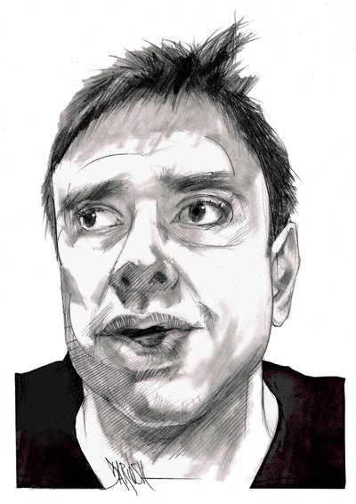 Alessandro Di Battista, 2023 (dijital renkli kalem çizimi) by Dariush Radpour