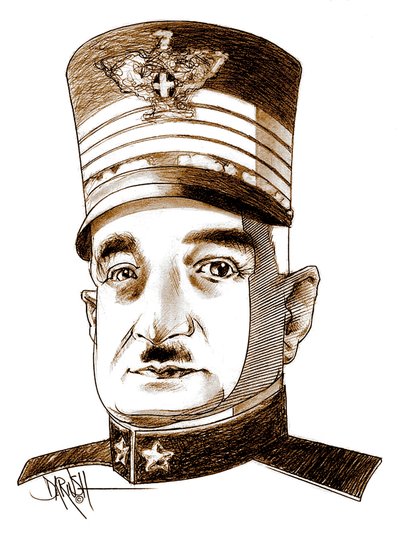 Armando Diaz, 2003 (dijital renkli kalem çizimi) by Dariush Radpour