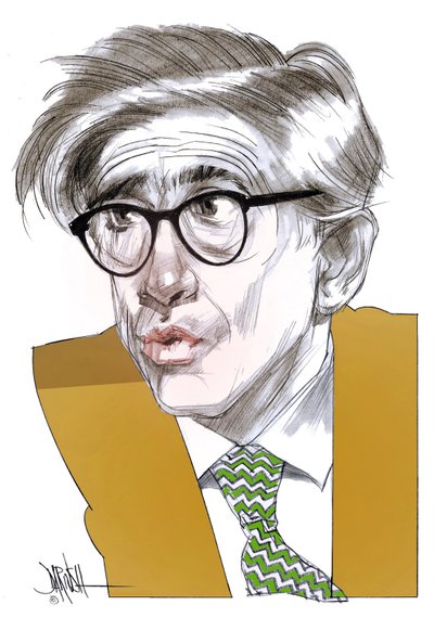 Franco Debenedetti (dijital renkli kalem çizimi) by Dariush Radpour