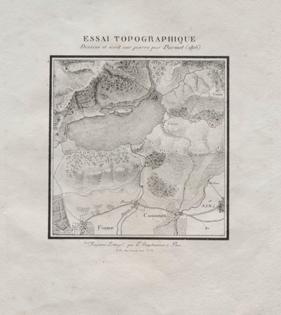 Litografik denemelerin toplanması: Topografik deneme, 1816. by Darmet