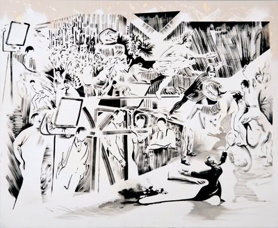 RFK, 2018 (tuval üzerine yağlıboya) by Darren Coffield