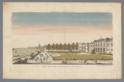 Arka planda Londra ile Thames kıyısındaki Somerset House