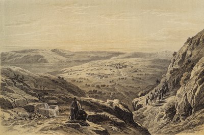 Cana, Genel Görünüm (renkli taş) by David (after) Roberts