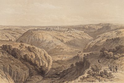 Güneyden Kudüs (renkli taş) by David (after) Roberts
