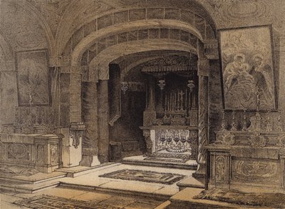 Müjde Tapınağı, Nasıra (renkli taş) by David (after) Roberts
