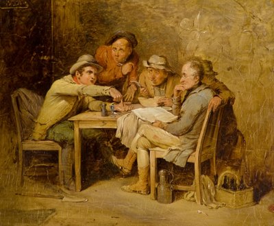 Köy Politikacıları by David (attr.) Wilkie
