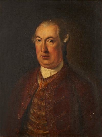 İşlemeli Ceketli ve Yelekli Bir Beyefendinin Yarım Boy Portresi (tuval üzerine yağlı boya) by David (follower of) Martin