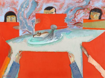 Bir Hong Kong Akşam Yemeği partisinde by David Alan Redpath Michie